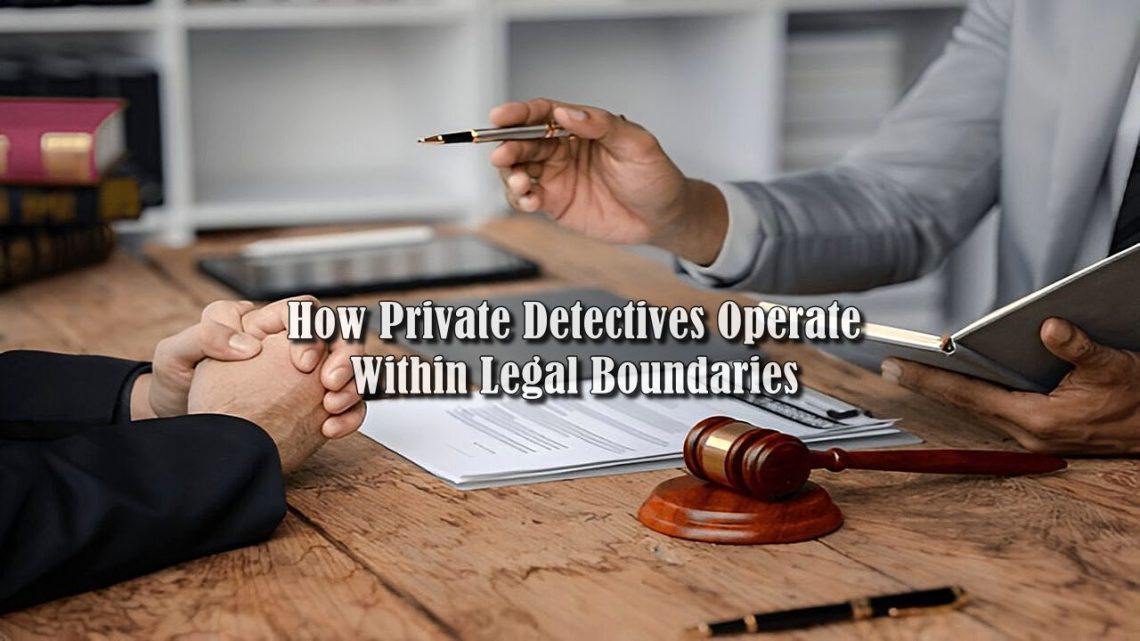How Private Detectives Operate Within Legal Boundaries